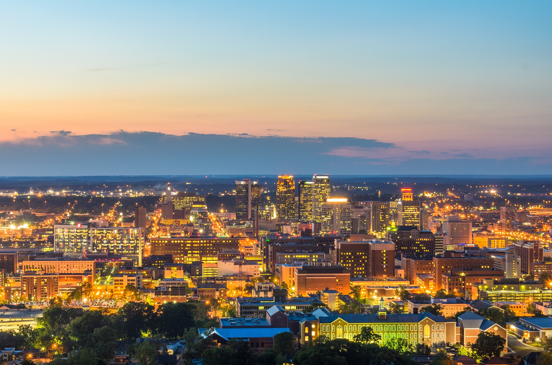 Birmingham, Alabama, USA downtown city skyline. | Method Mortgage